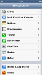 Apple iPhone 5 - Basisfunktionen - SIM-PIN aktivieren und ändern - Schritt 3