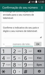 Samsung Galaxy J1 - Aplicações - Como configurar o WhatsApp -  6 