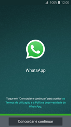Samsung Galaxy J3 (2016) - Aplicações - Como configurar o WhatsApp -  5 