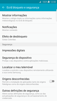 Samsung Galaxy S6 Edge + - Segurança - Como ativar o código PIN do cartão de telemóvel -  5 