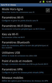 Samsung N7000 Galaxy Note - MMS - Configuration manuelle - &Eacute;tape 5 