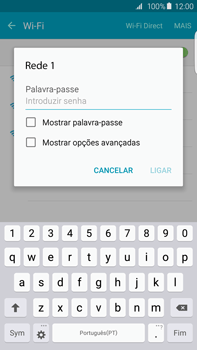 Samsung Galaxy S6 Edge + - Wi-Fi - Como ligar a uma rede Wi-Fi -  7 