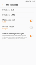 Samsung Galaxy S7 - Android Nougat - SMS - Como configurar o centro de mensagens -  7 