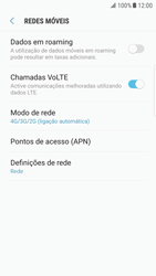 Samsung Galaxy S6 Edge - Android Nougat - Internet no telemóvel - Como ativar 4G -  8 