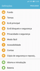 Samsung Galaxy S7 - Segurança - Como ativar o código de bloqueio do ecrã -  4 