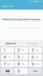 Samsung Galaxy S7 - Segurança - Como ativar o código de bloqueio do ecrã -  7 