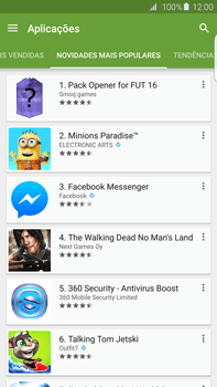 Samsung Galaxy S6 Edge + - Aplicações - Como pesquisar e instalar aplicações -  11 