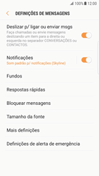 Samsung Galaxy S6 Edge - Android Nougat - SMS - Como configurar o centro de mensagens -  6 