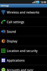 Samsung S5660 Galaxy Gio - Internet - manual configuration - Step 4 