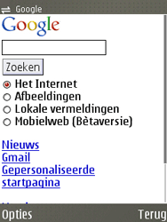 Nokia E65 - Internet - hoe te internetten - Stap 9 