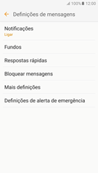 Samsung Galaxy S6 Android M - SMS - Como configurar o centro de mensagens -  6 