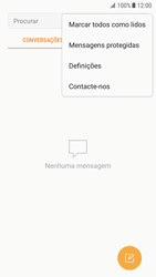 Samsung Galaxy S7 - Android Nougat - SMS - Como configurar o centro de mensagens -  5 