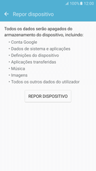 Samsung Galaxy S6 Android M - Repor definições - Como repor definições de fábrica do telemóvel -  7 
