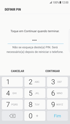 Samsung Galaxy S6 Edge - Android Nougat - Segurança - Como ativar o código de bloqueio do ecrã -  8 