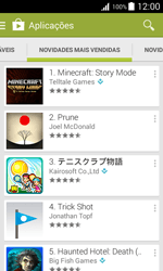 Samsung Galaxy J1 - Aplicações - Como pesquisar e instalar aplicações -  10 