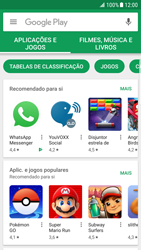 Samsung Galaxy S6 Edge - Android Nougat - Aplicações - Como pesquisar e instalar aplicações -  6 
