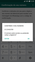 Samsung Galaxy S7 - Aplicações - Como configurar o WhatsApp -  11 