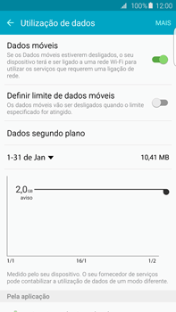 Samsung Galaxy S6 Edge + - Internet no telemóvel - Como configurar ligação à internet -  5 