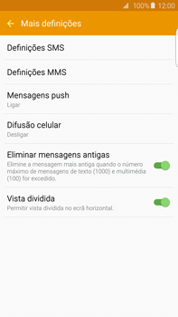 Samsung Galaxy S6 Edge + - SMS - Como configurar o centro de mensagens -  7 