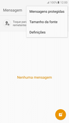Samsung Galaxy S6 Android M - SMS - Como configurar o centro de mensagens -  5 