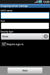 Samsung S5830 Galaxy Ace - Email - manual configuration - Step 11 
