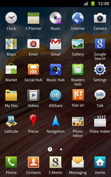 Samsung N7000 Galaxy Note - Internet - manual configuration - Step 3 