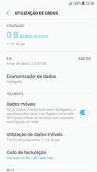Samsung Galaxy S7 - Android Nougat - Internet no telemóvel - Como ativar os dados móveis -  7 