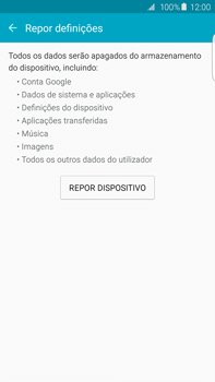 Samsung Galaxy S6 Edge + - Repor definições - Como repor definições de fábrica do telemóvel -  7 
