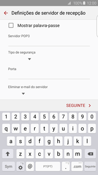 Samsung Galaxy S6 Edge + - Email - Configurar a conta de Email -  10 