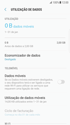 Samsung Galaxy S6 Edge - Android Nougat - Internet no telemóvel - Como ativar os dados móveis -  6 