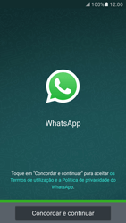 Samsung Galaxy S7 - Aplicações - Como configurar o WhatsApp -  6 