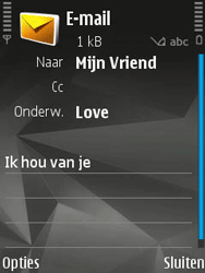 Nokia N82 - E-mail - hoe te versturen - Stap 9 