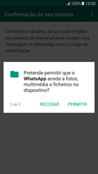 Samsung Galaxy S7 - Aplicações - Como configurar o WhatsApp -  9 