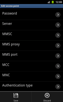 Samsung N7000 Galaxy Note - Internet - manual configuration - Step 10 