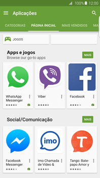 Samsung Galaxy S6 Edge + - Aplicações - Como pesquisar e instalar aplicações -  5 