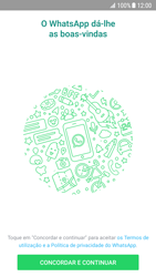 Samsung Galaxy S7 - Android Nougat - Aplicações - Como configurar o WhatsApp -  5 