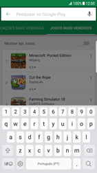 Samsung Galaxy S6 Edge - Android Nougat - Aplicações - Como pesquisar e instalar aplicações -  14 
