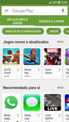 Samsung Galaxy S7 - Android Nougat - Aplicações - Como pesquisar e instalar aplicações -  7 