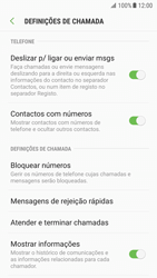 Samsung Galaxy S7 - Android Nougat - Chamadas - Como bloquear chamadas de um número -  6 