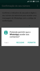 Samsung Galaxy S7 - Aplicações - Como configurar o WhatsApp -  8 