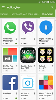 Samsung Galaxy S6 Edge + - Aplicações - Como pesquisar e instalar aplicações -  13 