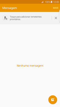 Samsung Galaxy S6 Edge + - SMS - Como configurar o centro de mensagens -  4 
