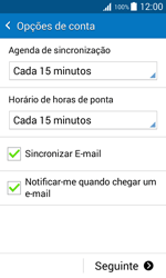 Samsung Galaxy J1 - Email - Configurar a conta de Email -  18 