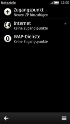 Nokia C7 - Internet - Internetverbindung - Manuelle Einstellung - Schritt 8