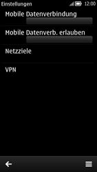 Nokia C7 - Internet - Internetverbindung - Manuelle Einstellung - Schritt 7