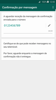 Samsung Galaxy S6 Edge + - Aplicações - Como configurar o WhatsApp -  12 