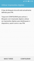 Samsung Galaxy S7 - Segurança - Como ativar o código de bloqueio do ecrã -  12 
