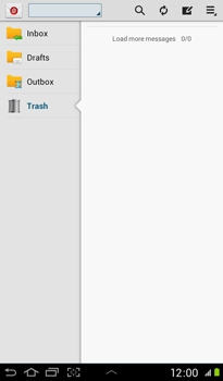If this screen appears, choose the menu symbol. Choose Settings , and