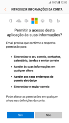 Samsung Galaxy S7 - Android Nougat - Email - Adicionar conta de email -  8 