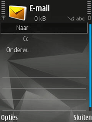 Nokia N82 - E-mail - hoe te versturen - Stap 5 